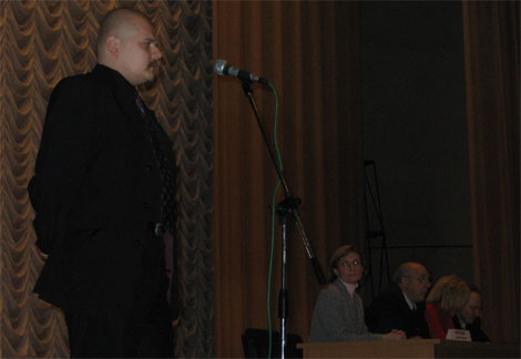 Алексей Фольварков на встрече с избирателями